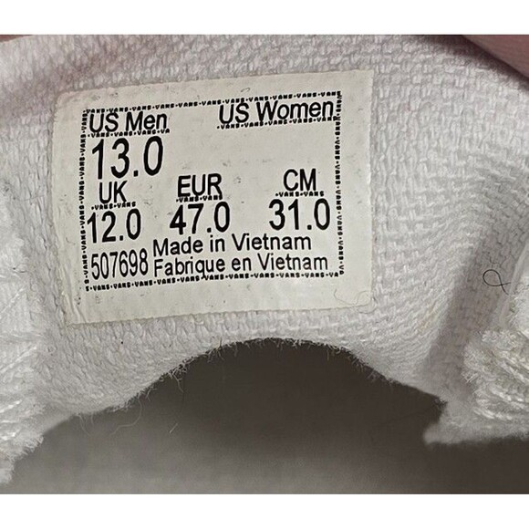 Men's Vans Classic Slip On Pride Skate Casual Sneaker Shoes Rainbow Men Size 13 - Picture 8 of 9